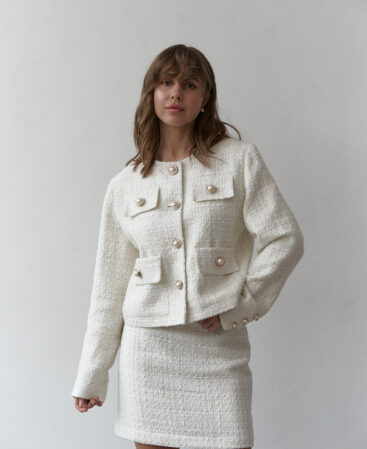 Tweed jacket CoCo WHITE