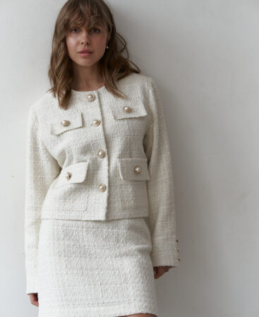 Tweed jacket CoCo WHITE