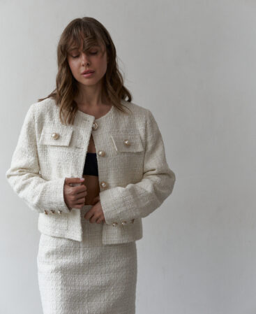 Tweed jacket CoCo WHITE