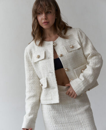 Tweed jacket CoCo WHITE