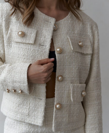Tweed jacket CoCo WHITE