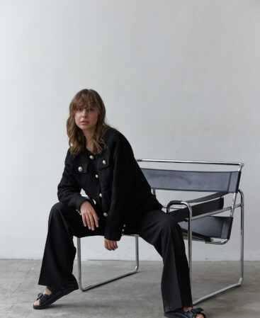 Tweed jacket CoCo BLACK