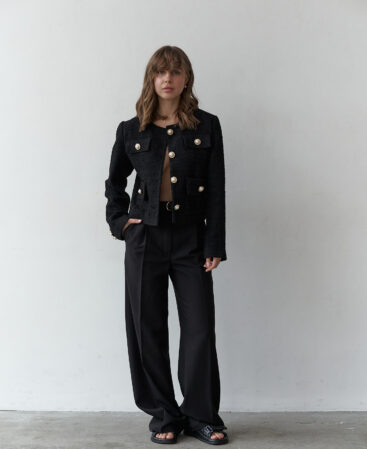 Tweed jacket CoCo BLACK