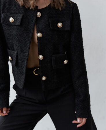 Tweed jacket CoCo BLACK