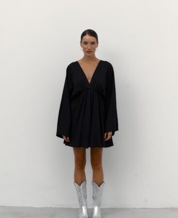 BOHO Dress BLACK