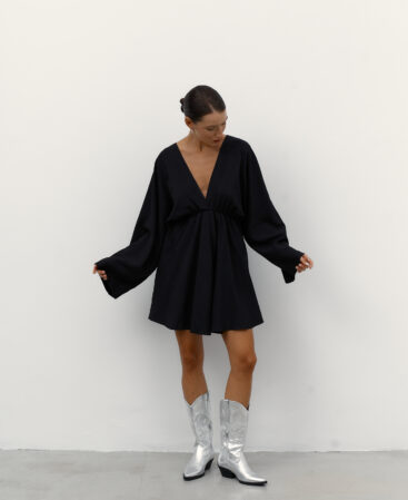 BOHO Dress BLACK