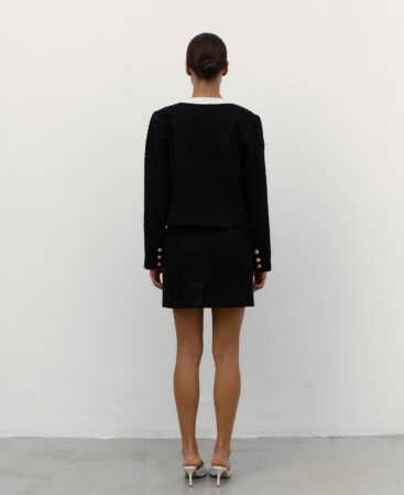 Tweed jacket Old Coco BLACK