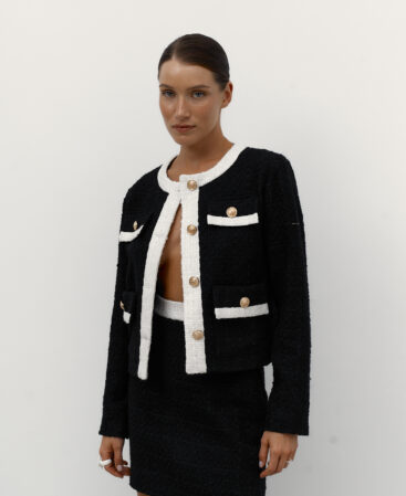 Tweed jacket Old Coco BLACK