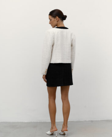 Tweed jacket Old Coco WHITE