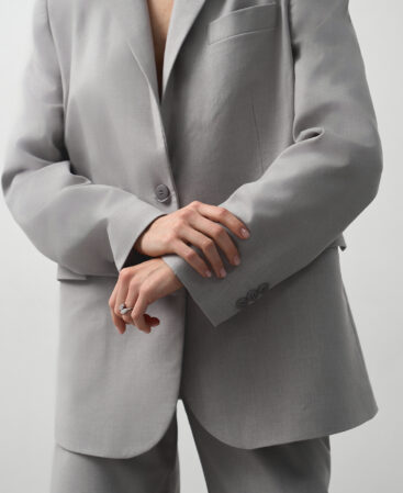 Blazer in Italian suiting fabric