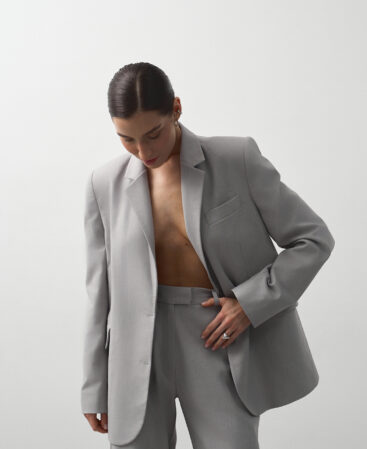Blazer in Italian suiting fabric