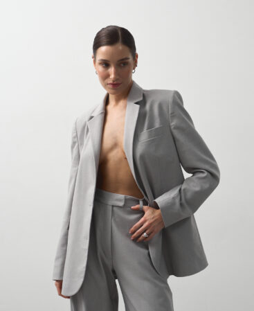 Blazer in Italian suiting fabric