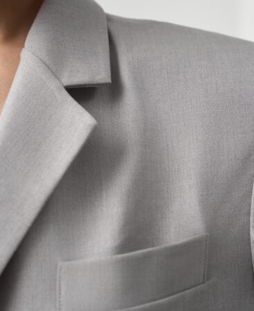 Blazer in Italian suiting fabric