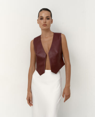 Skirt in dense satin Milky