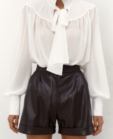 Shorts Dark Leather Choco