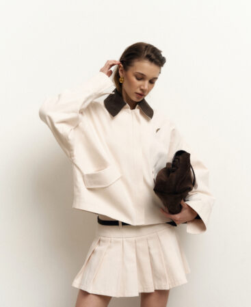Bomber Écolière Ivory