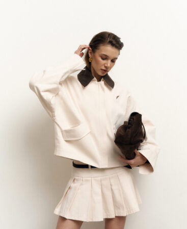 Bomber Écolière Ivory