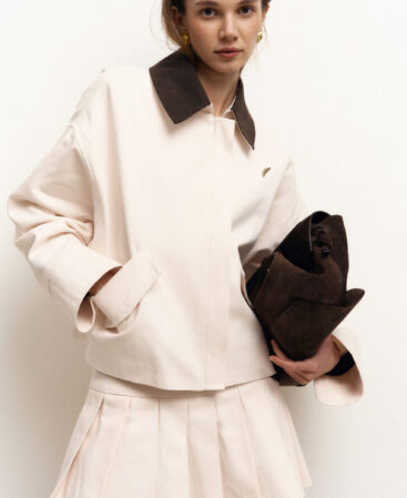 Bomber Écolière Ivory