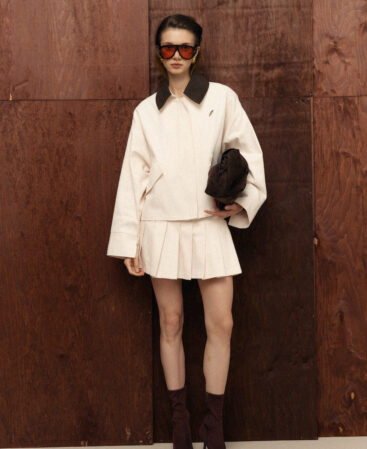 Bomber Écolière Ivory