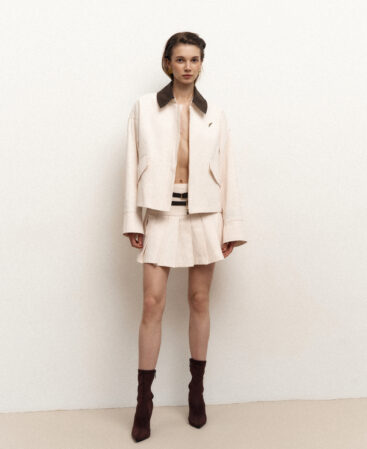 Bomber Écolière Ivory
