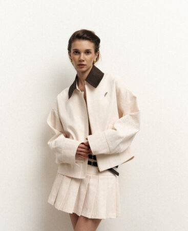 Bomber Écolière Ivory