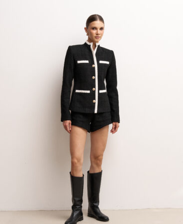 Tweed jacket MODERN COCO black