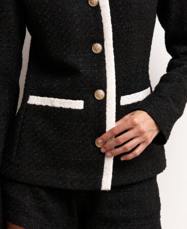 Tweed jacket MODERN COCO black