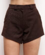 Mini shorts CUIR