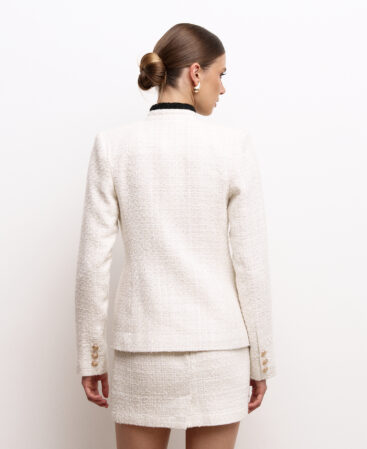 Tweed jacket MODERN COCO white