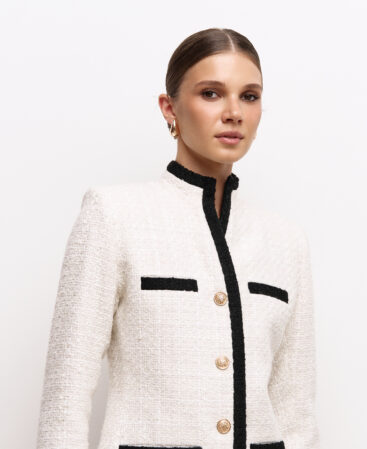 Tweed jacket MODERN COCO white