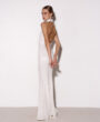 Italian-sequin dress MAXI WHITE