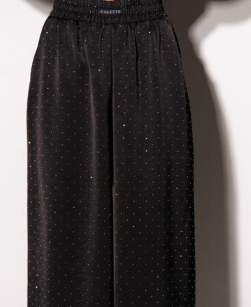Silk suit BRIGHT black
