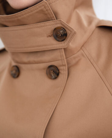 Trench coat with low belt BURBERRY