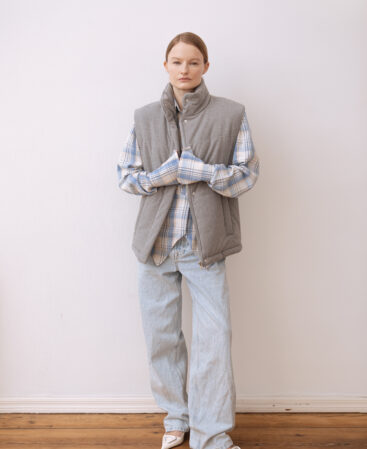 Cashmere vest GREY