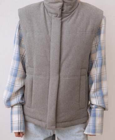 Cashmere vest GREY