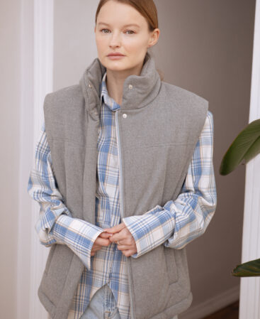 Cashmere vest GREY