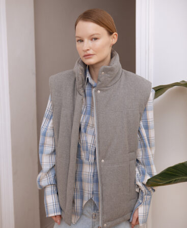 Cashmere vest GREY