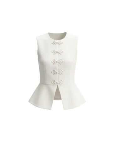 Vest La Cavalière white