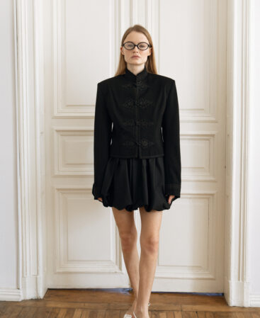 Balloon skirt black