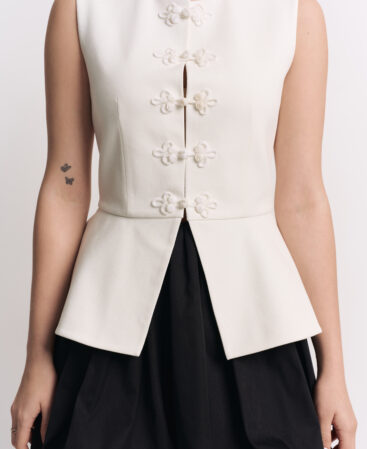 Vest La Cavalière white