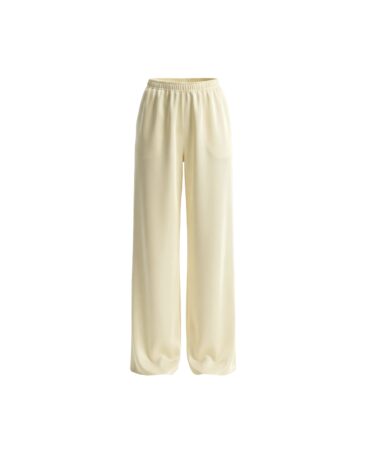 Satin trousers Citron