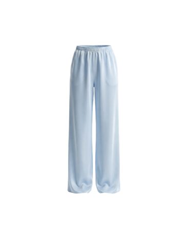 Satin trousers Blue