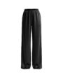 Satin trousers Black