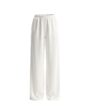 Satin trousers White