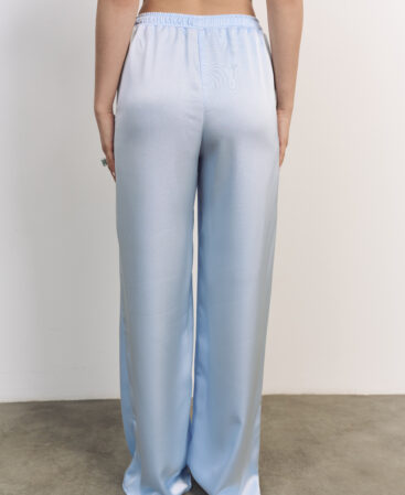 Satin trousers Blue
