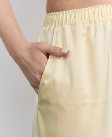 Satin trousers Citron