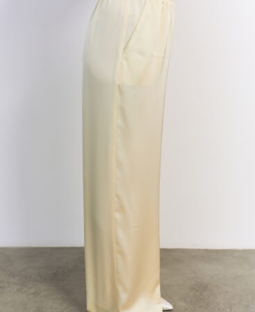 Satin trousers Citron