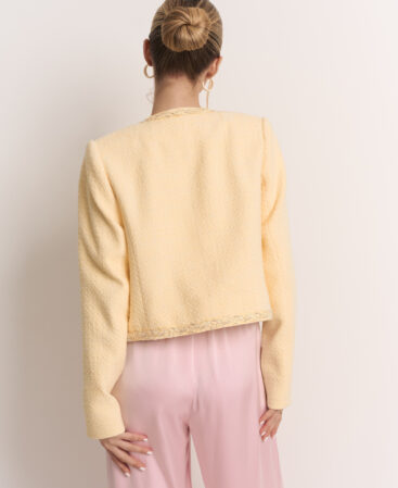 Tweed jacket RÊVE yellow
