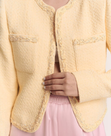 Tweed jacket RÊVE yellow