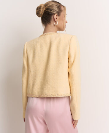 Tweed jacket RÊVE yellow
